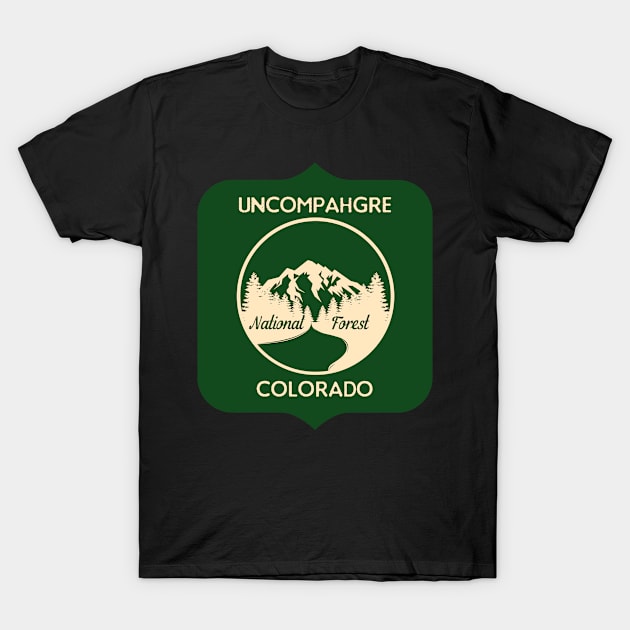 Uncompahgre National Forest Colorado T-Shirt by Compton Designs